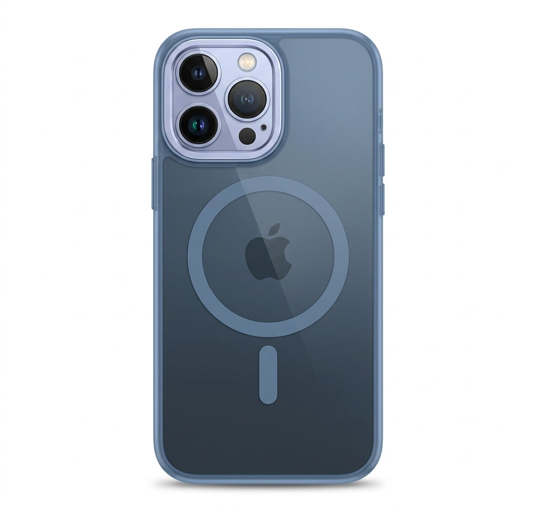 Frosted MagSafe Case in blue