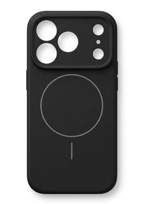 Liquid Silicone MagSafe Case in Black