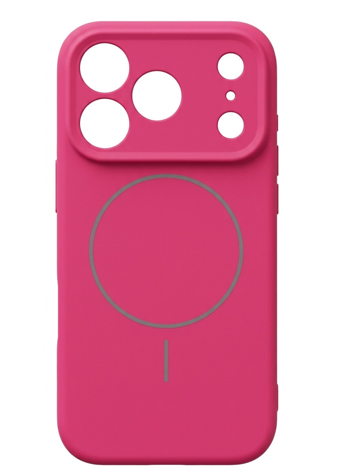 Liquid Silicone MagSafe Case in Rose Red