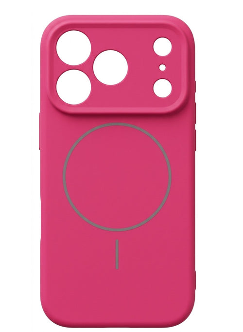 Liquid Silicone MagSafe Case in Rose Red